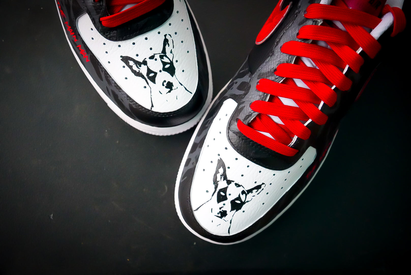 Client Spotlight: "Lobo the Main Dog" custom Air Force 1