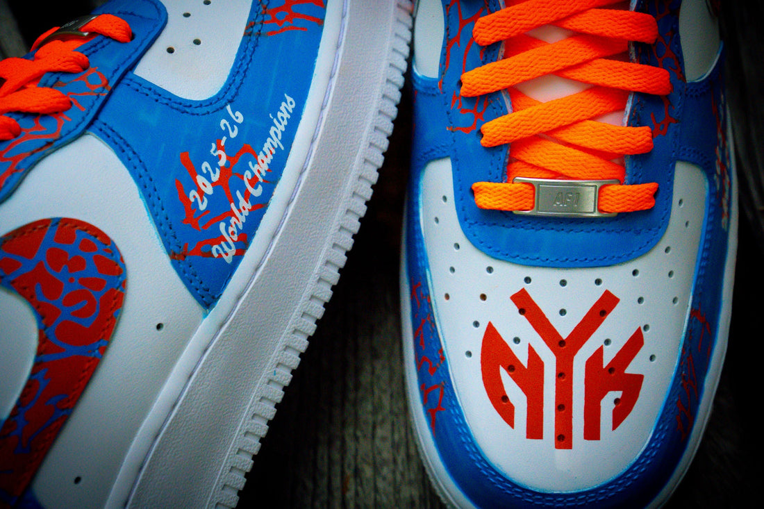 New York Knicks Championship Air Force 1s